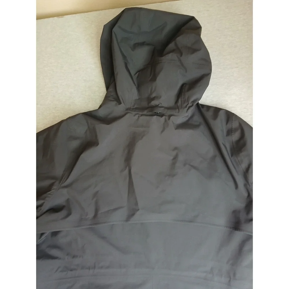 Lululemon Jacket 10 Rain Rebel Hooded Parka Waterproof Outdoor Full Zip Black